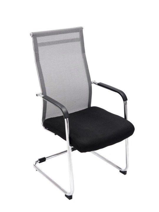 Set 2 scaune vizitator Brenda, gri