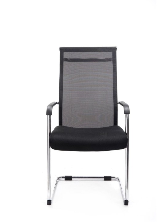 Set 2 scaune vizitator Brenda, negru