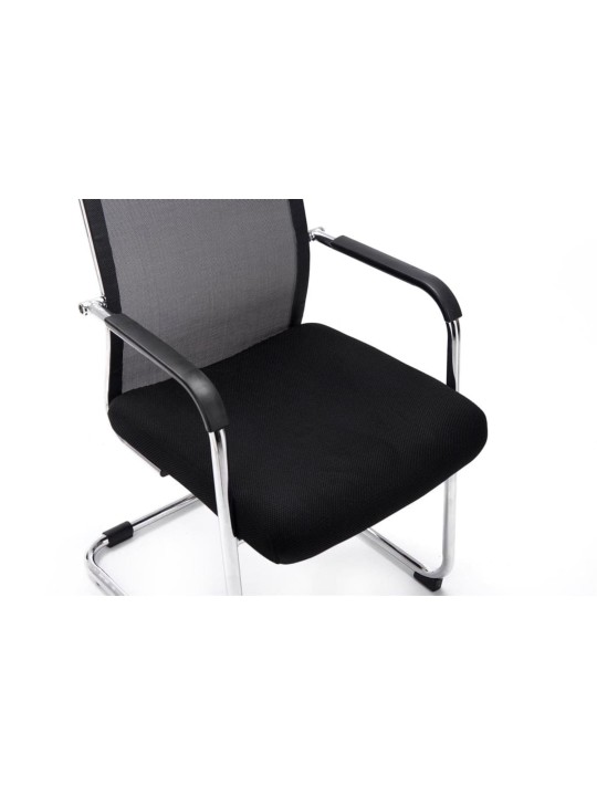 Set 2 scaune vizitator Brenda, negru