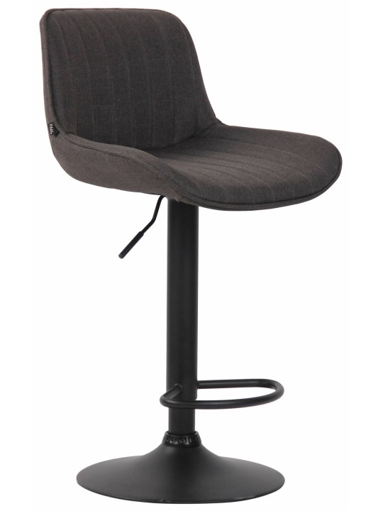 Set 2 taburete de bar tesatura Lentini, gri închis