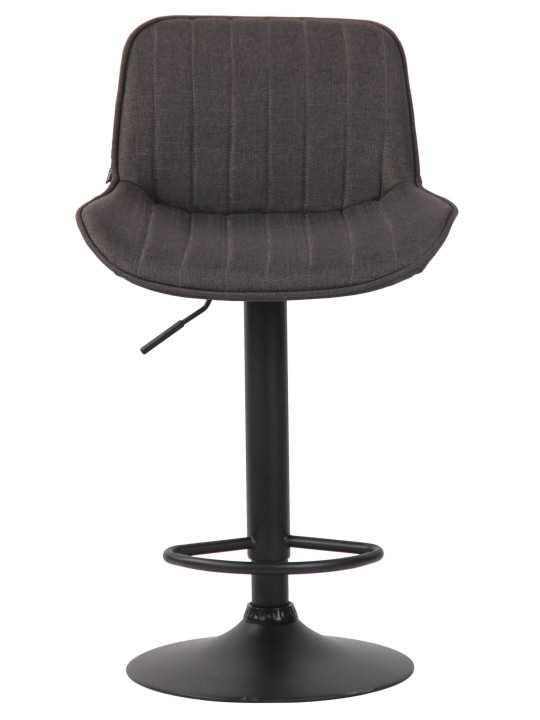 Set 2 taburete de bar tesatura Lentini, gri închis