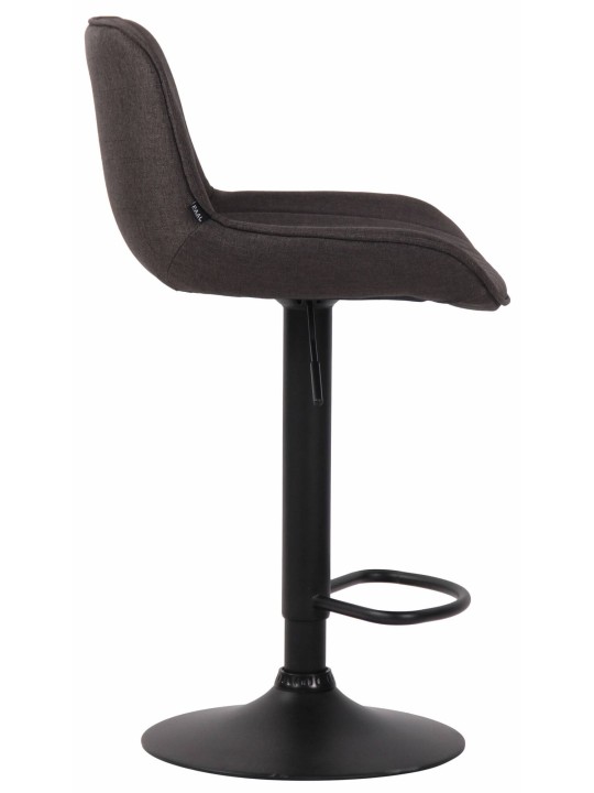 Set 2 taburete de bar tesatura Lentini, gri închis