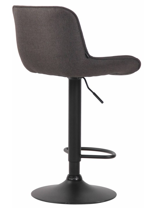 Set 2 taburete de bar tesatura Lentini, gri închis