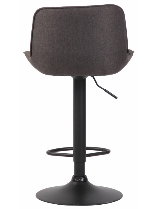 Set 2 taburete de bar tesatura Lentini, gri închis