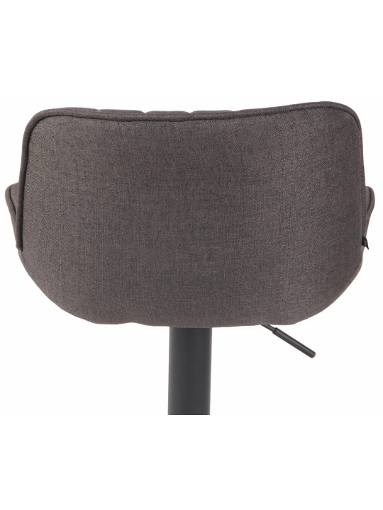 Set 2 taburete de bar tesatura Lentini, gri închis