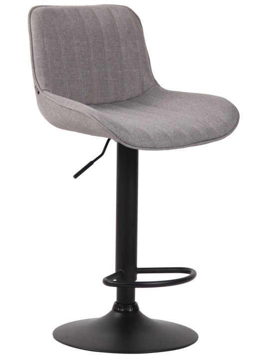 Set 2 taburete de bar tesatura Lentini, gri