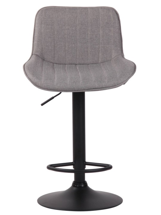 Set 2 taburete de bar tesatura Lentini, gri