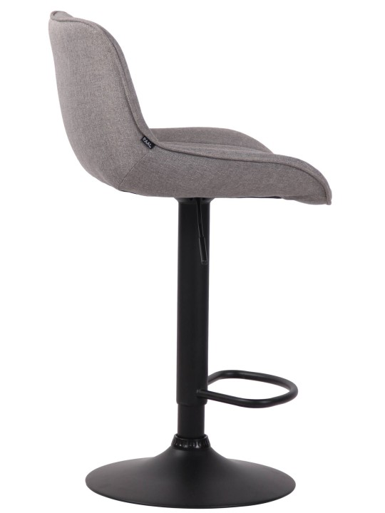 Set 2 taburete de bar tesatura Lentini, gri