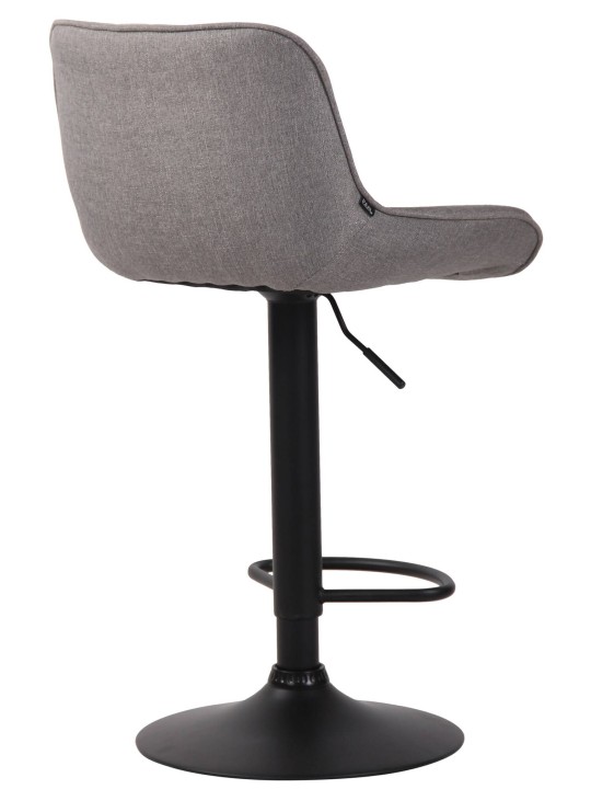 Set 2 taburete de bar tesatura Lentini, gri