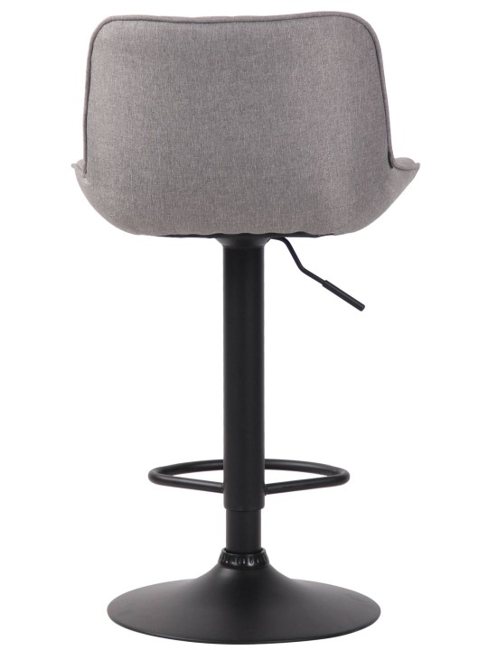 Set 2 taburete de bar tesatura Lentini, gri