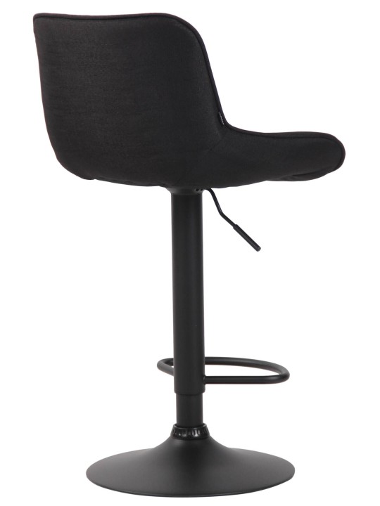 Set 2 taburete de bar tesatura Lentini, negru