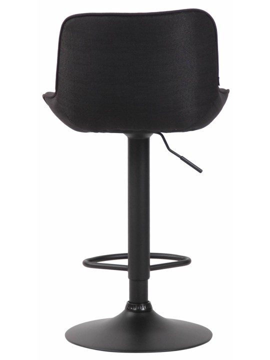 Set 2 taburete de bar tesatura Lentini, negru