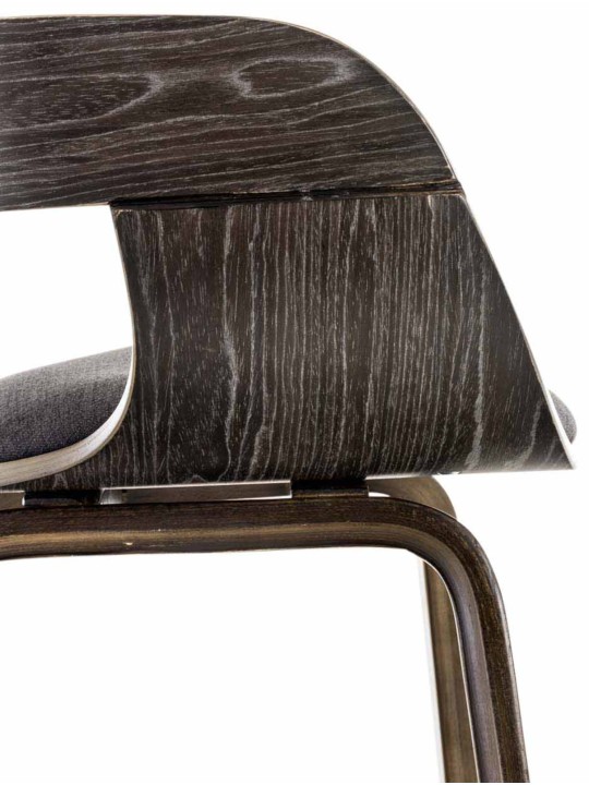 Set 2 scaune din material Kingston, gri/gri închis Set 2 scaune din material Kingston, gri/gri închis