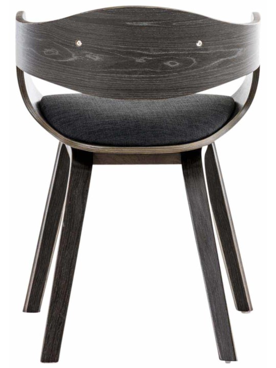 Set 2 scaune din material Kingston, gri/gri închis Set 2 scaune din material Kingston, gri/gri închis