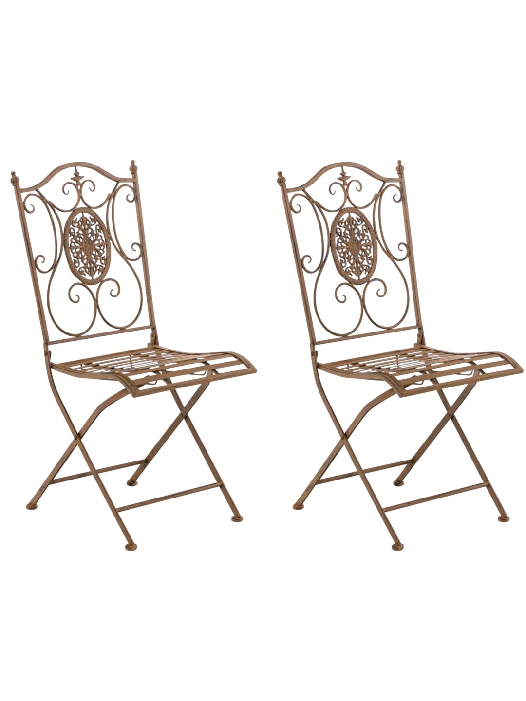 Set 2 scaune Sibell, maro antic