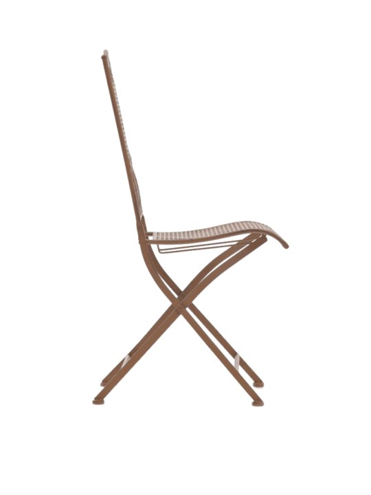 Set 2 scaune de gradina Kiran, maro antic