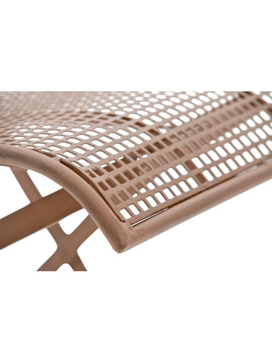 Set 2 scaune de gradina Kiran, maro antic