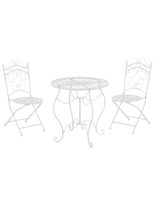 Grup de scaune Indra, alb