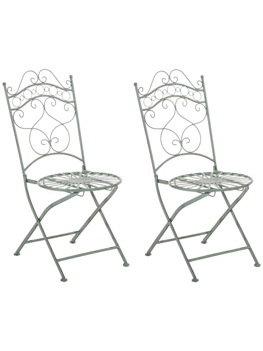 Set 2 scaune Indra, verde antic Set 2 scaune Indra, verde antic