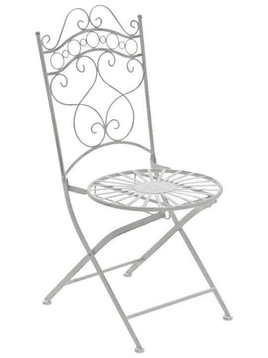 Set 2 scaune Indra, alb antic