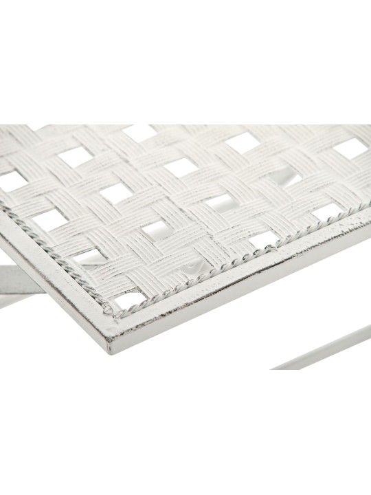 Set 2 scaune pliante Asina, alb antic Set 2 scaune pliante Asina, alb antic