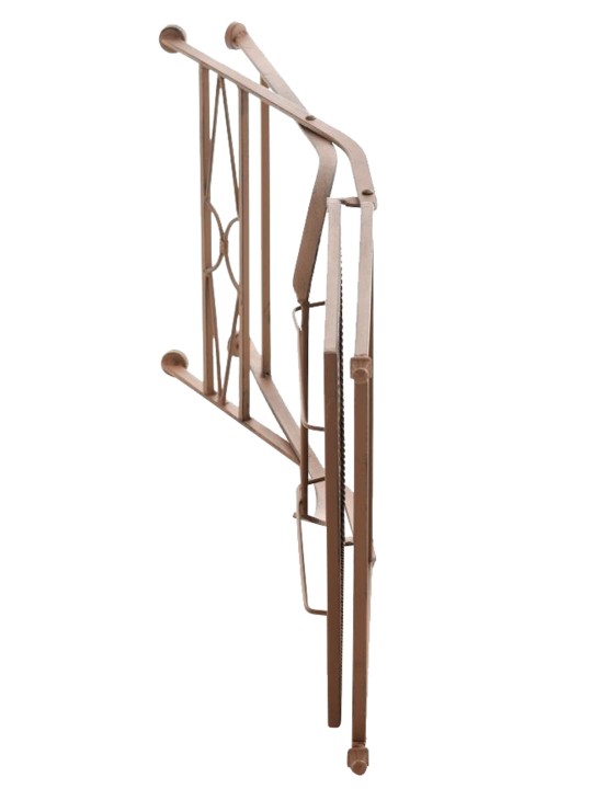 Set 2 scaune pliante Asina, maro antic