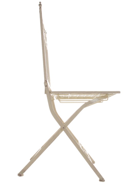 Set 2 scaune pliante Asina, crem antic