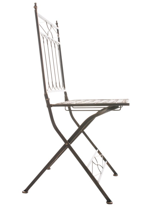 Set 2 scaune pliante Asina, bronz