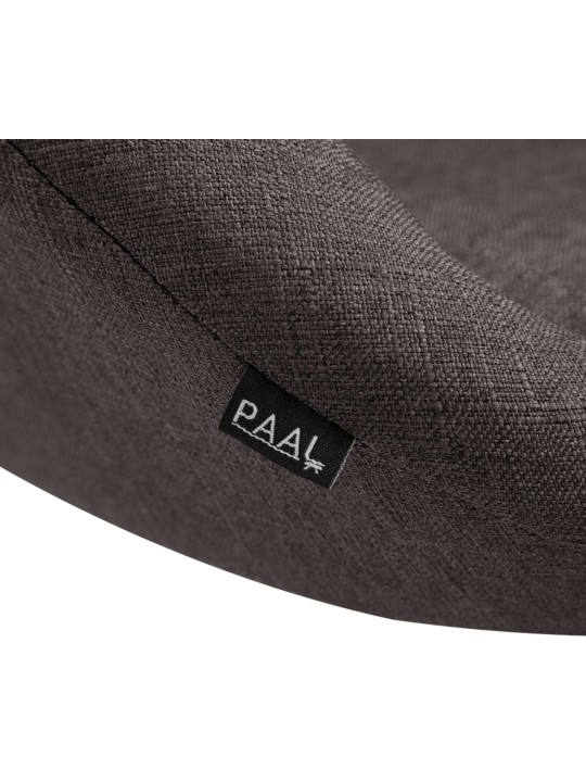 Set 2 scaune de bar Miami V2 stofa crom, gri închis