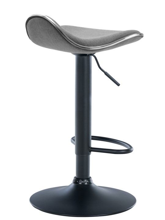 Scaun de bar țesătură Shanghai, gri deschis