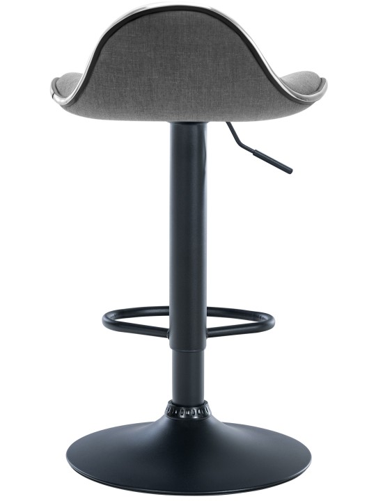 Scaun de bar țesătură Shanghai, gri deschis