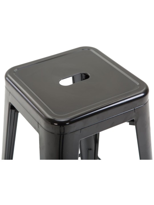 Set 2 scaune de bar Joshua V2, negru