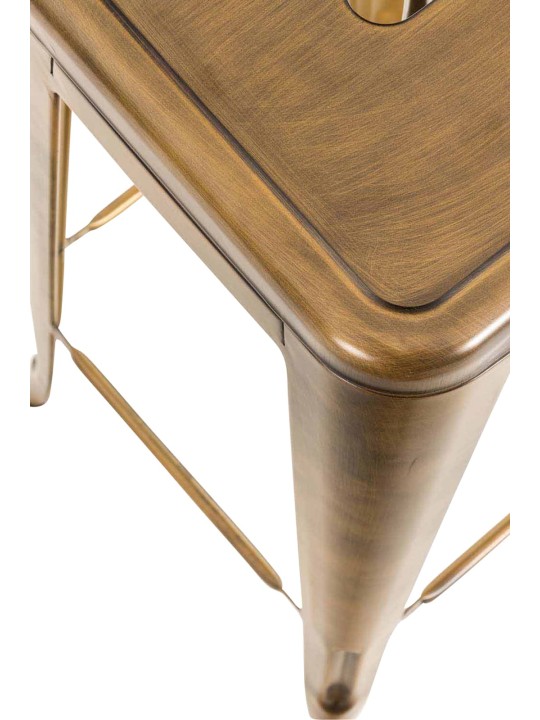 Set 2 scaune de bar Joshua V2, auriu