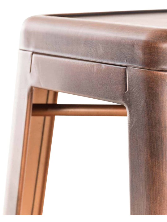 Set 2 scaune de bar Joshua V2, cupru