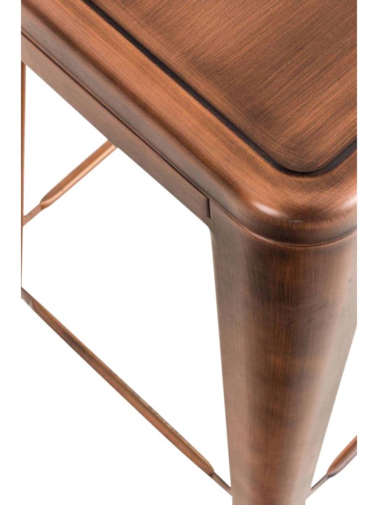 Set 2 scaune de bar Joshua V2, cupru