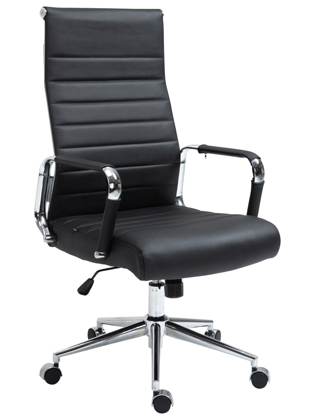 Scaun de birou Columbus piele naturala, negru