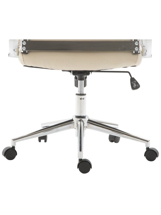 Scaun de birou tesatura Columbus, crem