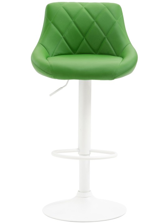 Scaun de bar Lazio imitatie piele, verde