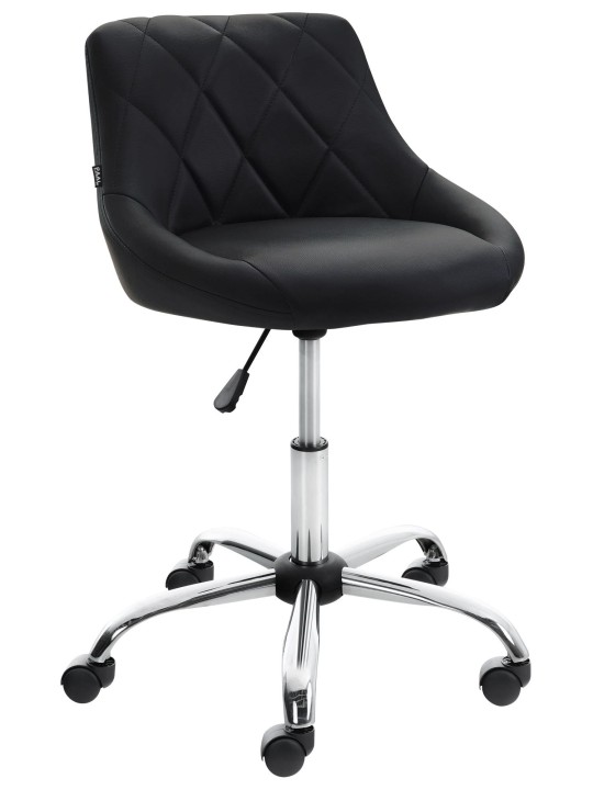 Scaun de lucru Lazio imitatie piele, negru