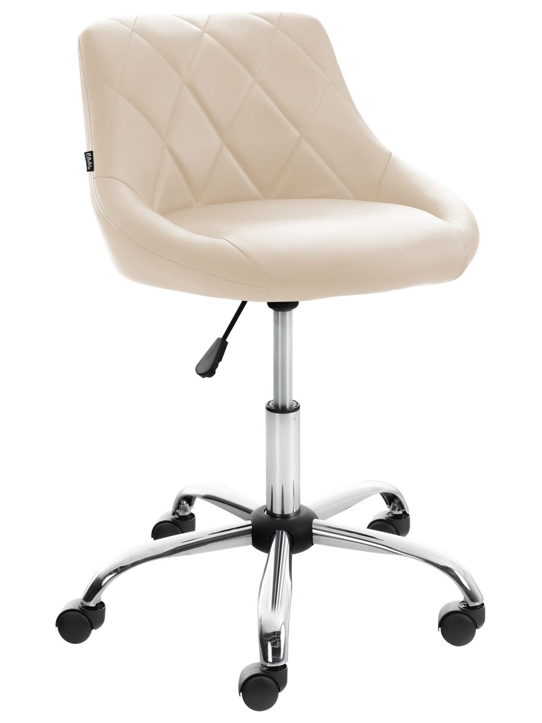 Scaun de lucru Lazio imitatie piele, crem