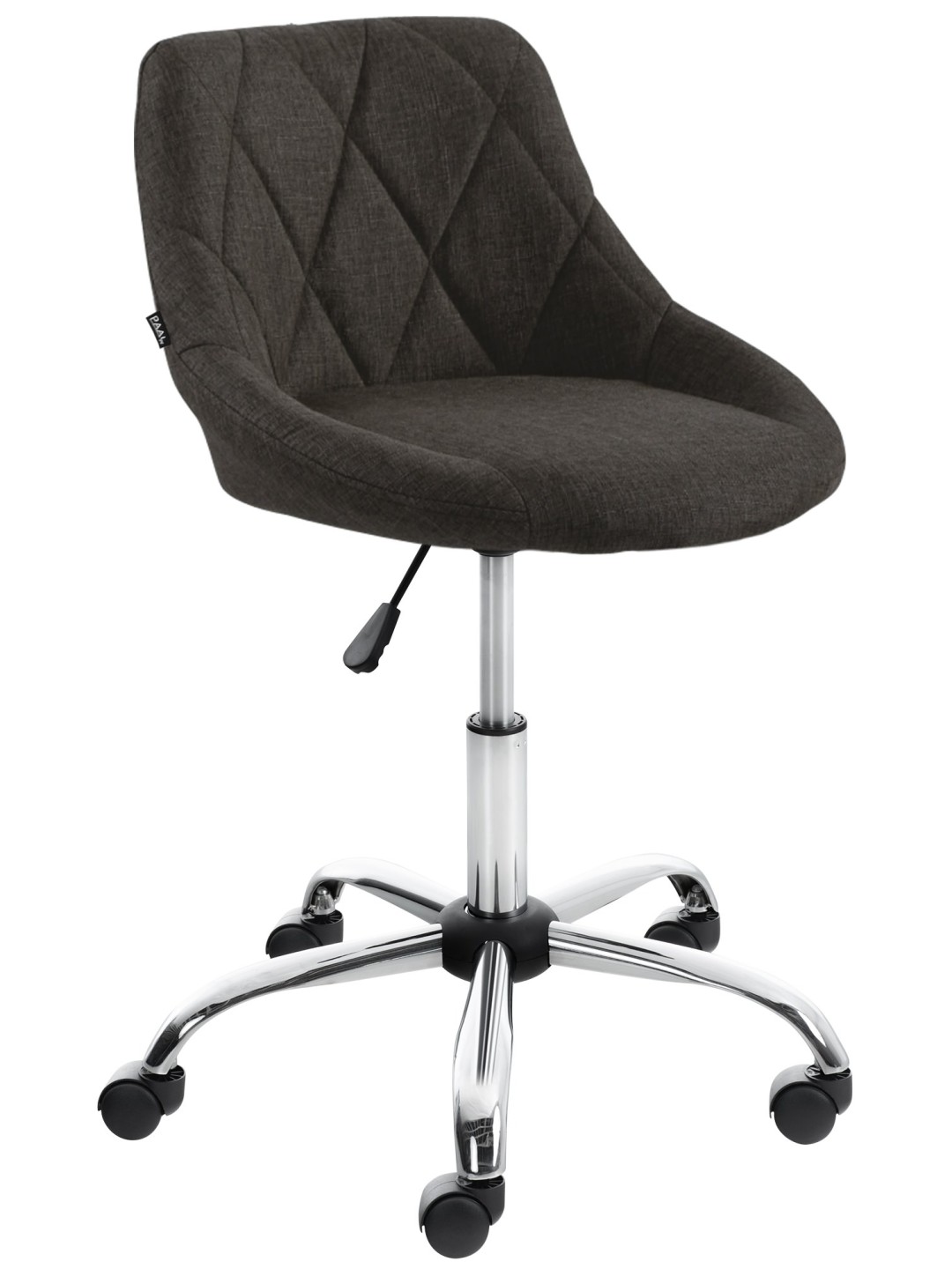 Scaun de lucru Tesatura Lazio, gri închis