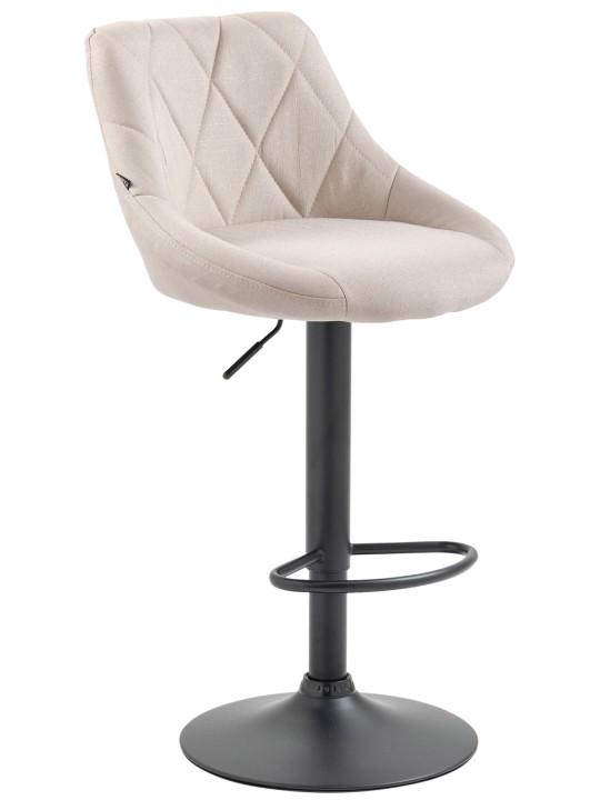 Scaun de bar țesătură Lazio, crem Scaun de bar țesătură Lazio, crem