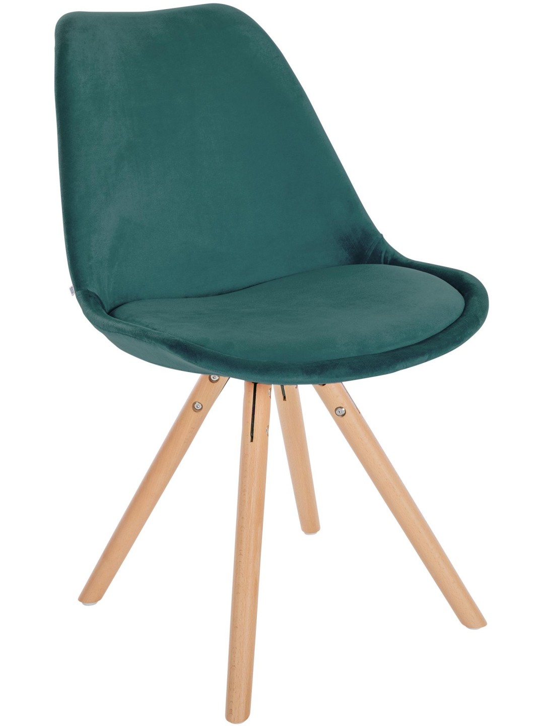 Scaun Sofia Velvet Round, verde