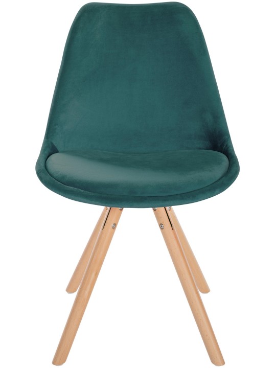 Scaun Sofia Velvet Round, verde