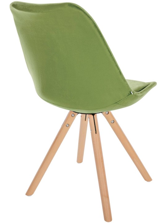 Scaun Sofia Velvet Round, verde deschis