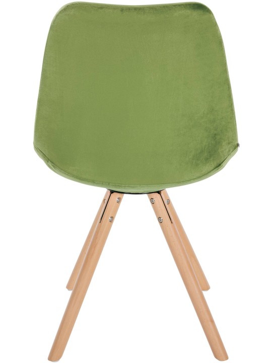 Scaun Sofia Velvet Round, verde deschis
