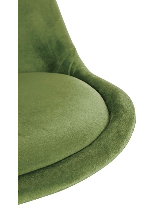 Scaun Sofia Velvet Round, verde deschis