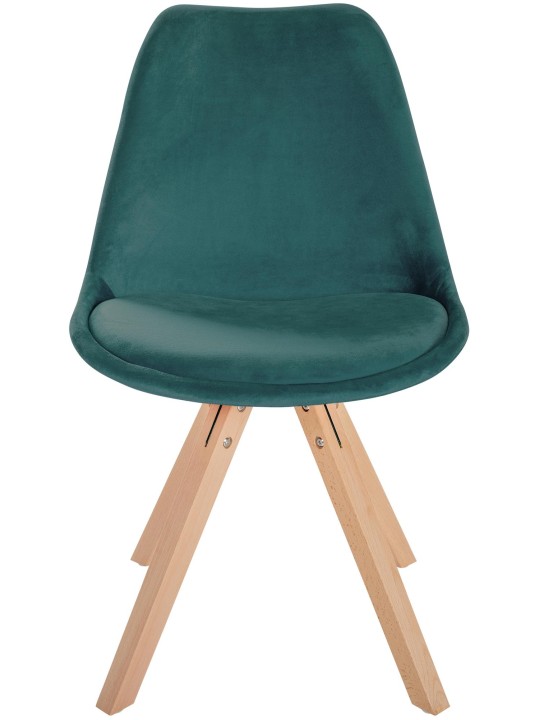 Scaun Sofia Velvet Square, verde
