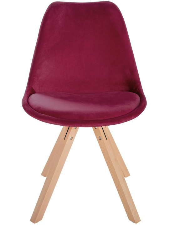 Scaun Sofia Velvet Square, bordo Scaun Sofia Velvet Square, bordo