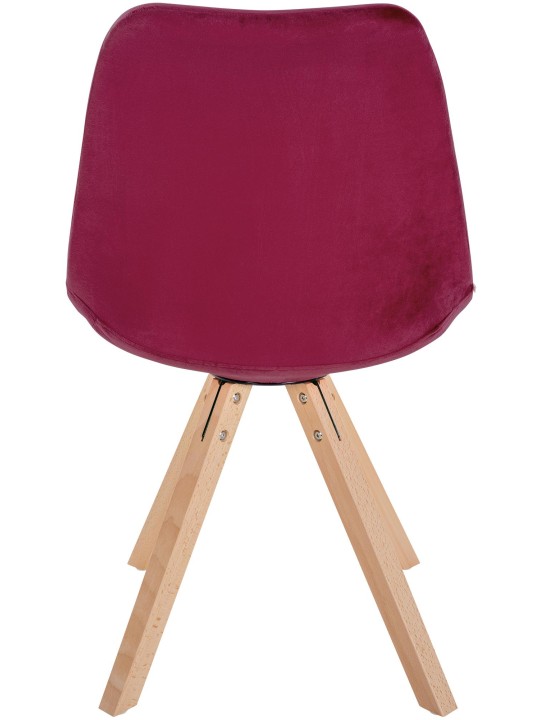 Scaun Sofia Velvet Square, bordo Scaun Sofia Velvet Square, bordo